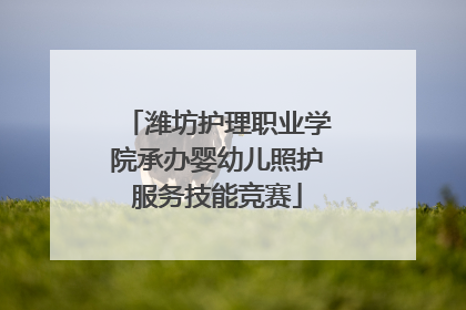 潍坊护理职业学院承办婴幼儿照护服务技能竞赛