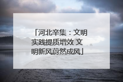 河北辛集：文明实践提质增效 文明新风蔚然成风