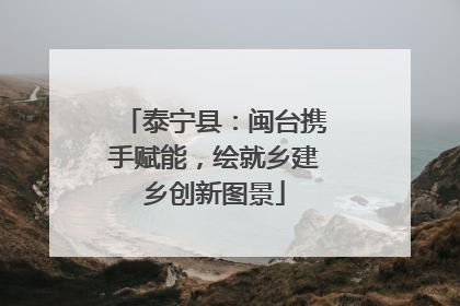 泰宁县：闽台携手赋能，绘就乡建乡创新图景