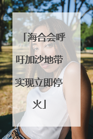 海合会呼吁加沙地带实现立即停火