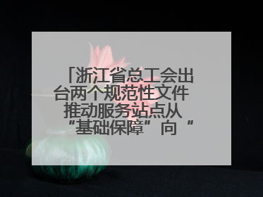 浙江省总工会出台两个规范性文件 推动服务站点从“基础保障”向“品质服务”跃升