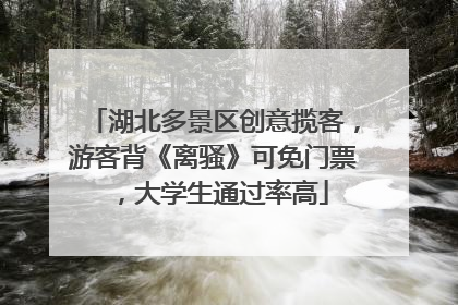 湖北多景区创意揽客，游客背《离骚》可免门票，大学生通过率高