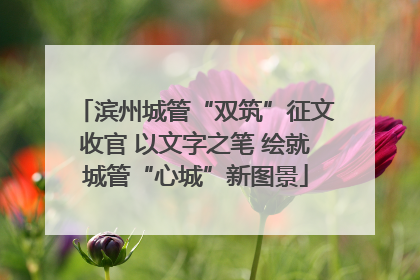 滨州城管“双筑”征文收官 以文字之笔 绘就城管“心城”新图景