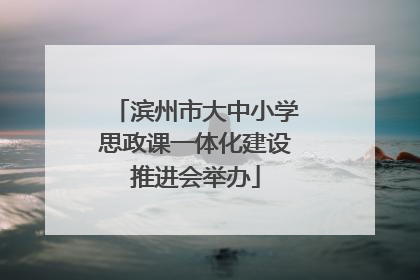 滨州市大中小学思政课一体化建设推进会举办