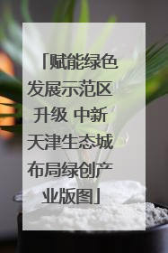赋能绿色发展示范区升级 中新天津生态城布局绿创产业版图