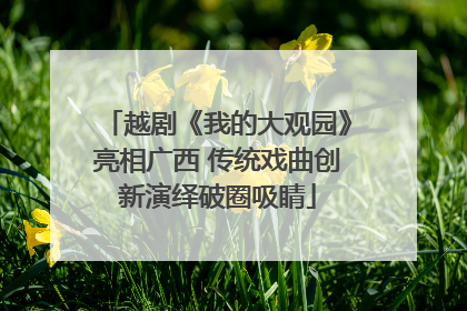 越剧《我的大观园》亮相广西 传统戏曲创新演绎破圈吸睛