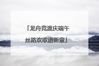 龙舟竞渡庆端午 丝路欢歌谱新章