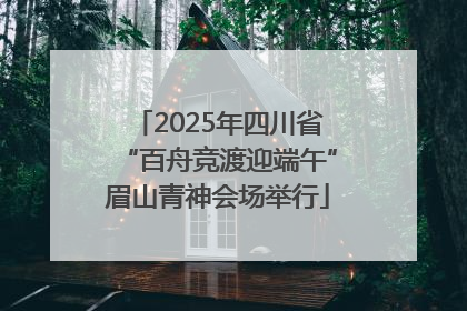 2025年四川省“百舟竞渡迎端午”眉山青神会场举行