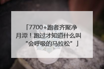 7700+跑者齐聚净月潭！跑过才知道什么叫“会呼吸的马拉松”