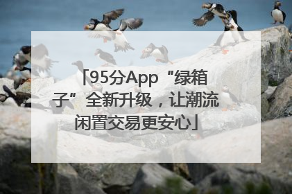 95分App“绿箱子”全新升级，让潮流闲置交易更安心