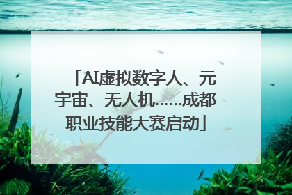 AI虚拟数字人、元宇宙、无人机……成都职业技能大赛启动