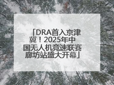 DRA首入京津冀！2025年中国无人机竞速联赛廊坊站盛大开幕